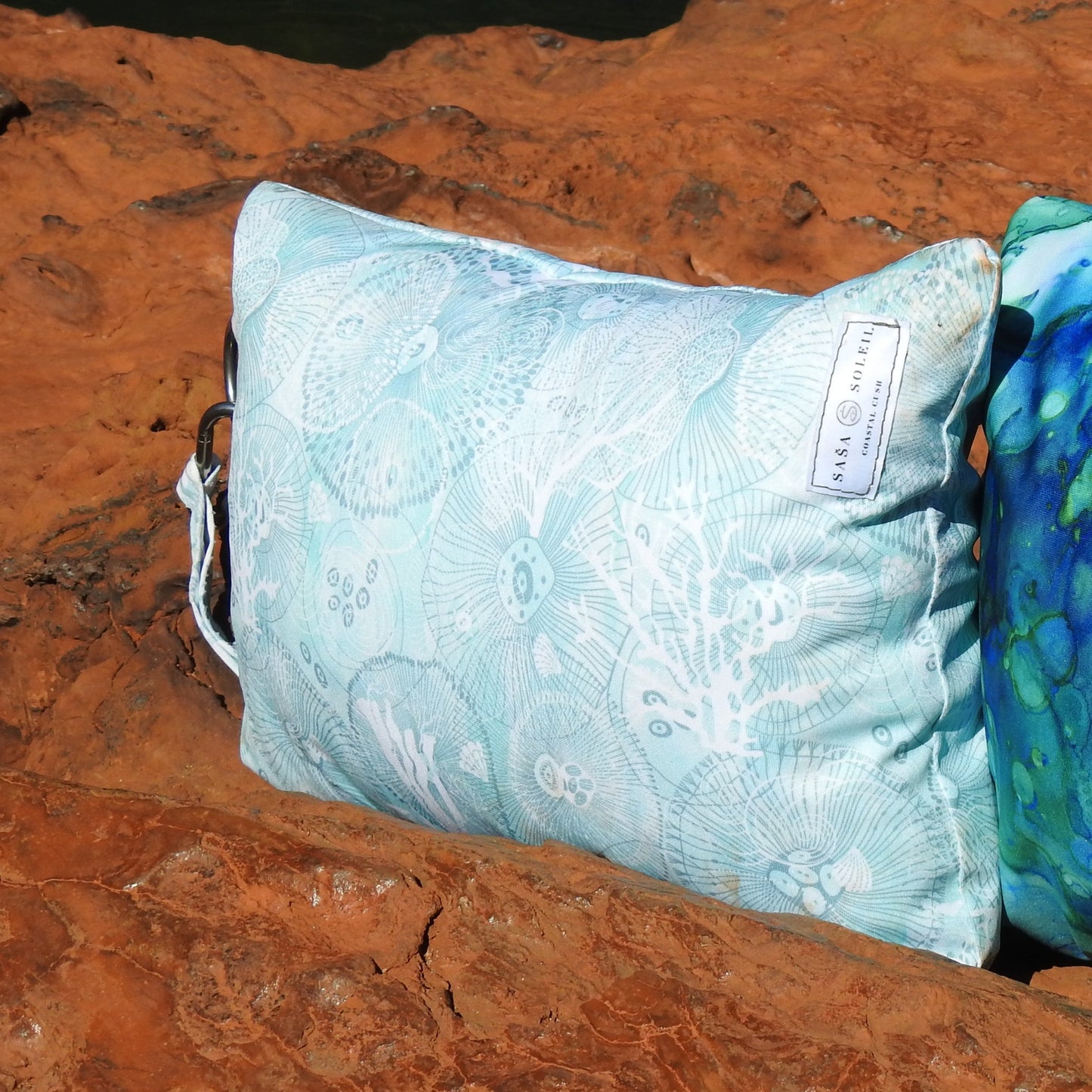 Jellyfish beach pillow