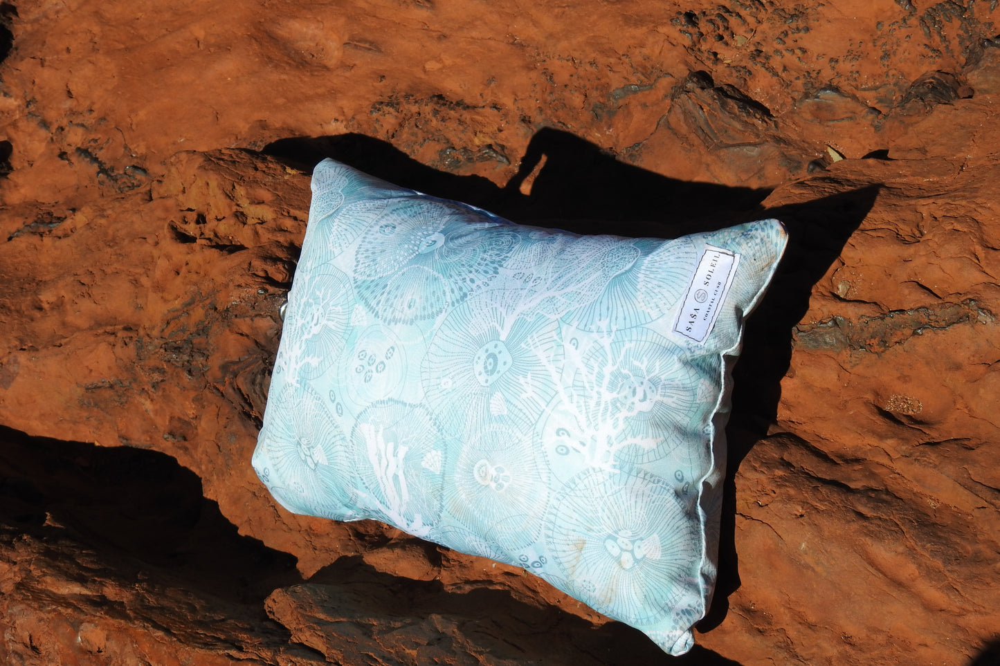 Jellyfish beach pillow